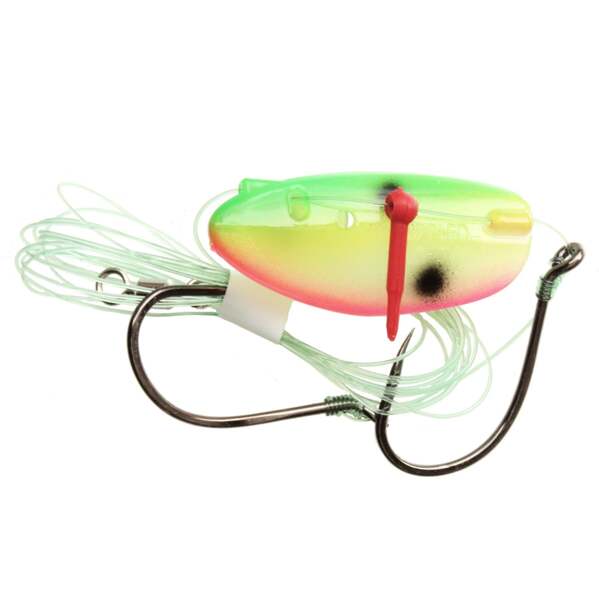 Krippled Anchovy Barbless Tandem, #513-Watermelon on Glow