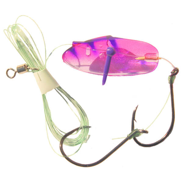 Krippled Anchovy Barbed Tandem, #218- Prawn on U.V.
