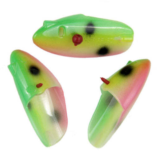 Krippled Anchovy Unrigged 3-pack, #513-Watermelon on Glow