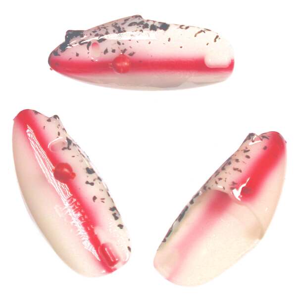 Krippled Anchovy Unrigged 3-pack, #629-Ocean Talker on Glow