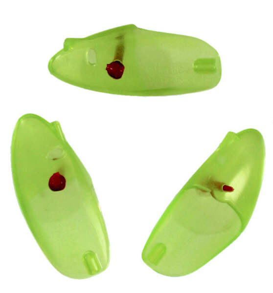 Krippled Anchovy Unrigged 3-pack, Chartreuse