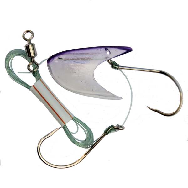 Krippled Herring #1 Barbless Tandem, #217-Grape on U.V.