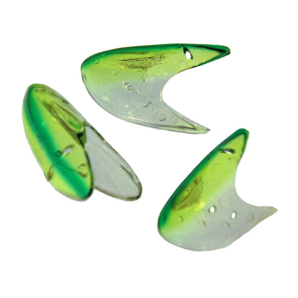 Krippled Herring #1 Unrigged 3-pack, #214-Lemon Lime on U.V.